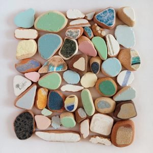 Fotografía Mosaico hecho con Azulejos del Mar UdanasArt