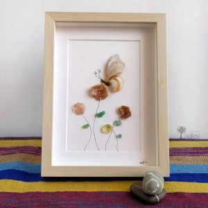 Cuadro con piedras Primavera