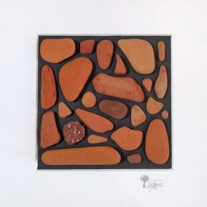 Cuadro con piedras Serie colores Andrómeda Mirach