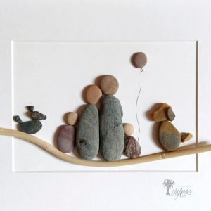 Cuadro con piedras Together we rock