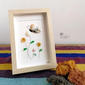 Cuadro con piedras Primavera