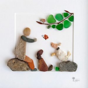 Cuadro con piedras Momentos