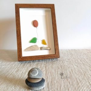 Cuadro con piedras Tengo algo para ti