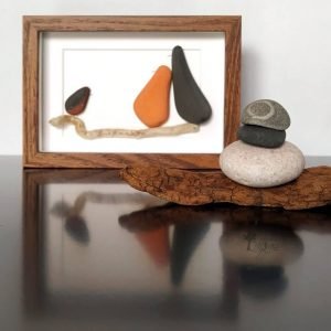 Cuadro con piedras ¿A quién se parece?