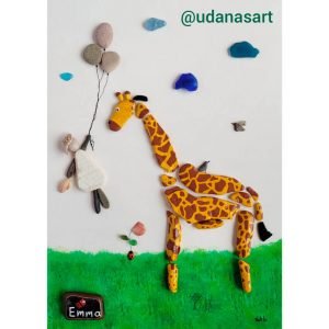 Cuadro con piedras Emma