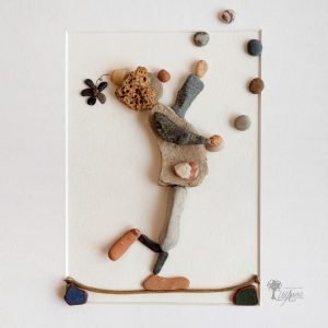 Cuadro con piedras Malabares