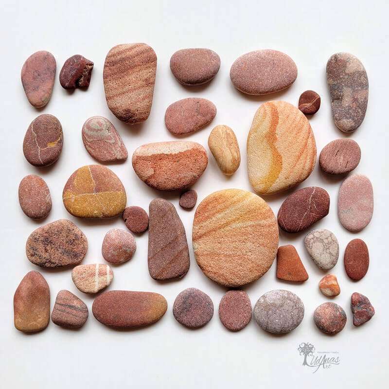 Fotografía de piedras La vie in rose