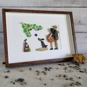 Cuadro con piedras Nuestro camino